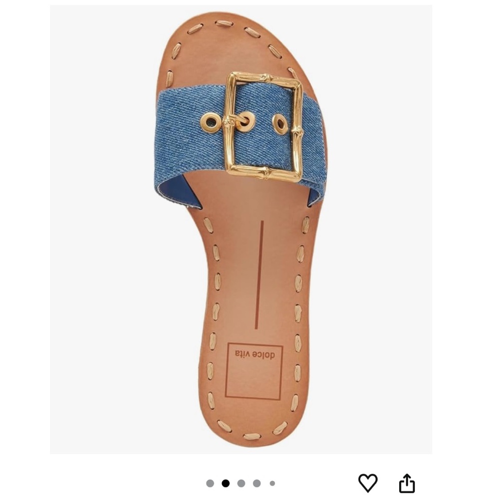 Dolce Vita Blue and Tan Sandals